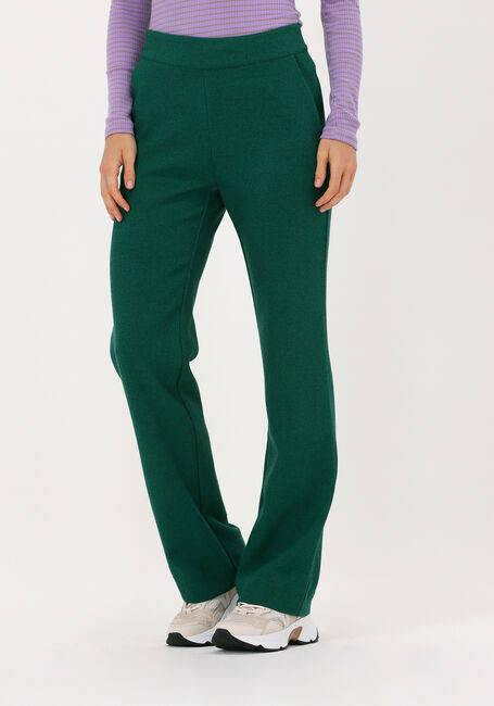 Groene CO'COUTURE Flared broek NITTIE WIDE PANT - large
