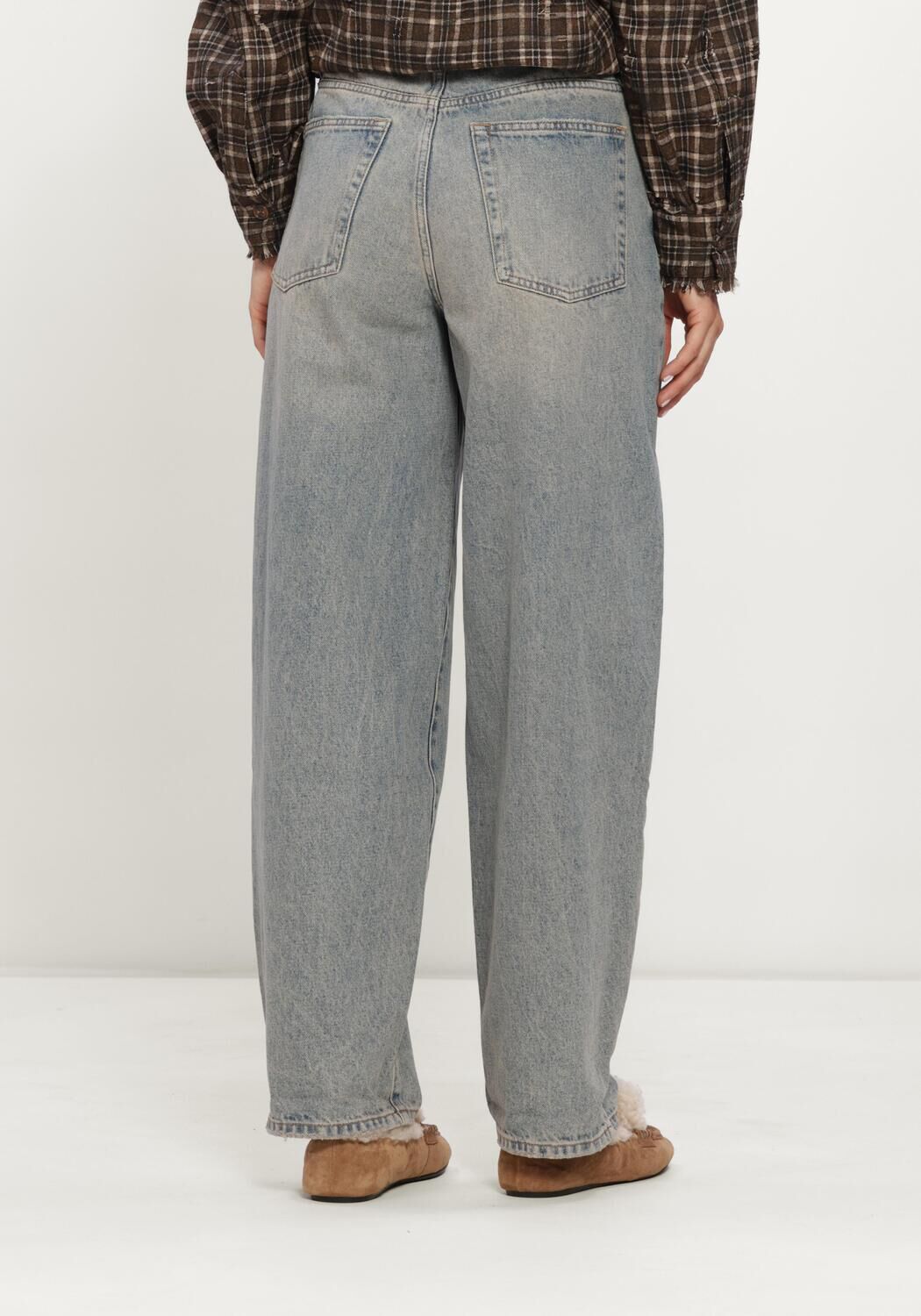 Lichtblauwe CIRCLE OF TRUST Wide jeans ARIA DNM - large
