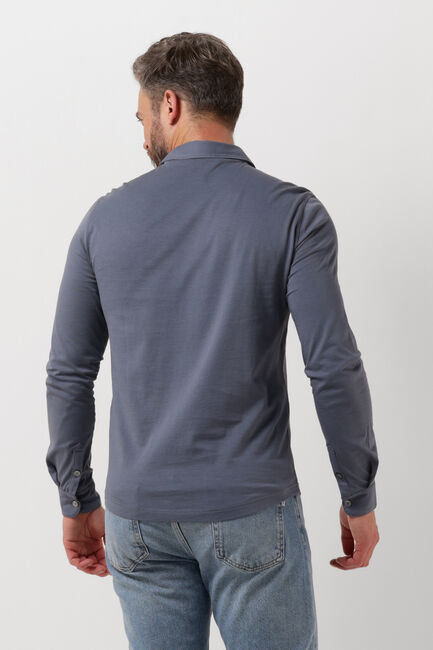 Lichtblauwe PROFUOMO Polo POLO LONG SLEEVE LS - large