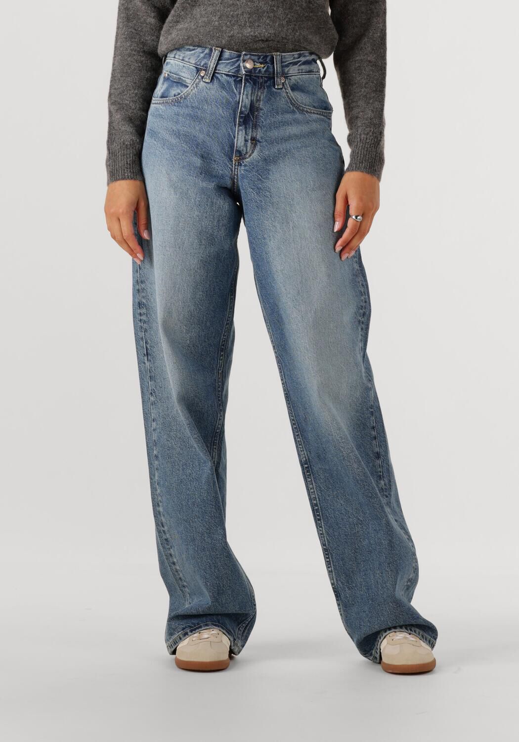 Lee Klassieke Loose Fit Denim Jeans Blue Dames