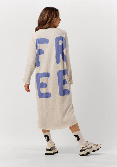 Grijze 10DAYS Mini jurk OVERSIZED DRESS FREE - large