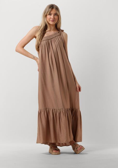 Beige CO'COUTURE Midi jurk HERA ASYM DRESS - large