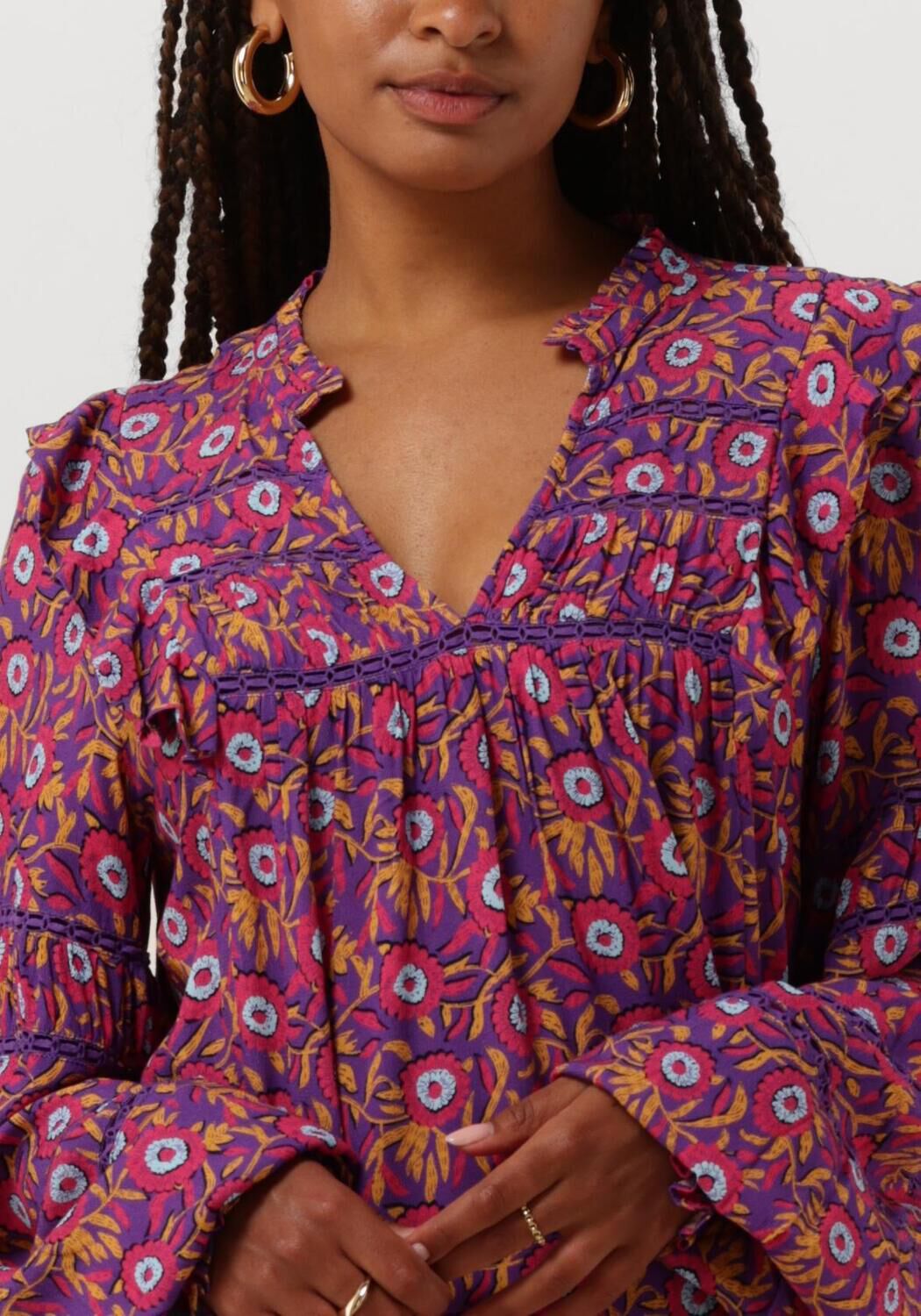 HARPER & YVE Dames Blouses Jess-ls Paars