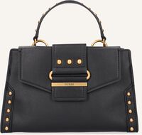 Zwarte GUESS Handtas GRETA GIRLFRIEND SATCHEL - medium