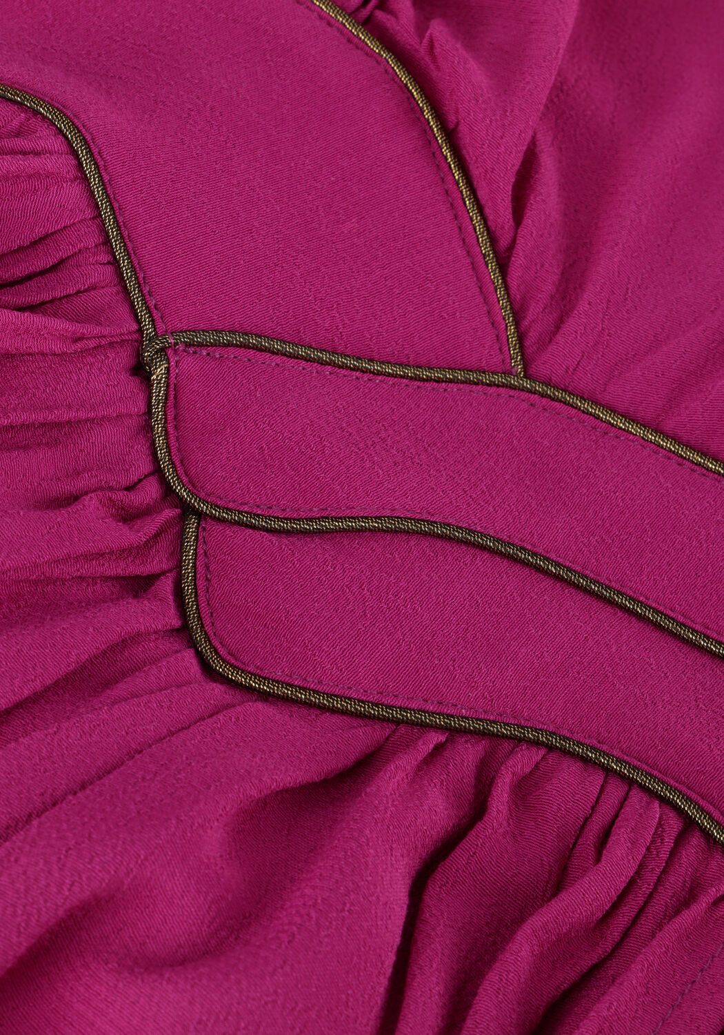 Fuchsia LOUIZON Maxi jurk YACINTHE - large