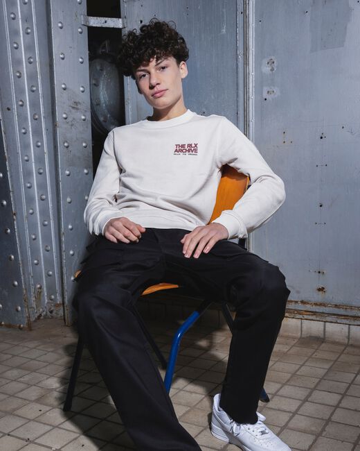 Zand RELLIX Trui SWEATER CHEST AND BACKPRINT - large