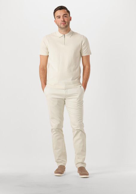 Creme DSTREZZED Polo DORIAN ZIP POLO - large