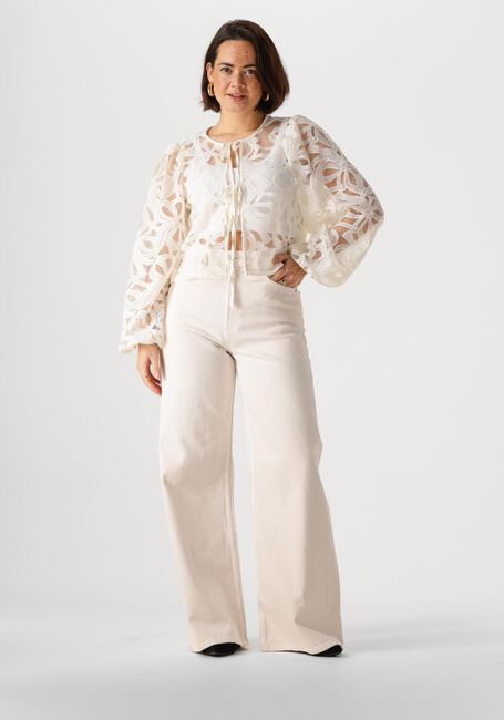 Ecru OBJECT Blouses OBJROSE L/S TOP - large