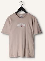 Beige TOMMY JEANS T-shirt TJM CLSC SMALL VARSITY TEE Beige TOMMY JEANS T-shirt TJM CLSC SMALL VARSITY TEE - medium