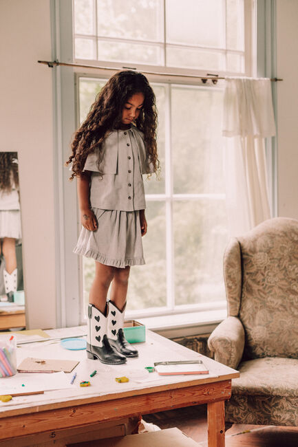 Grijze BAJE STUDIO Minirok LOURES - large