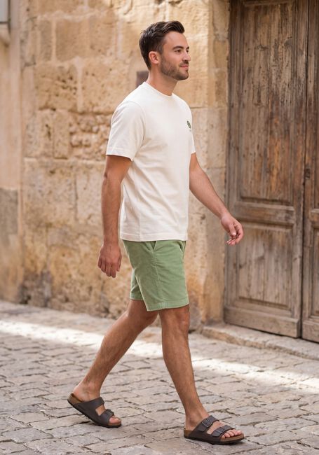 Groene SELECTED MEN Broeken SLHREGULAR-JACE CORDUROY  SHORTS NOOS - large