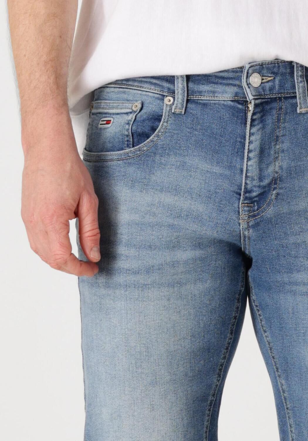 TOMMY JEANS Heren Jeans Scanton Slim Ai1239 Blauw