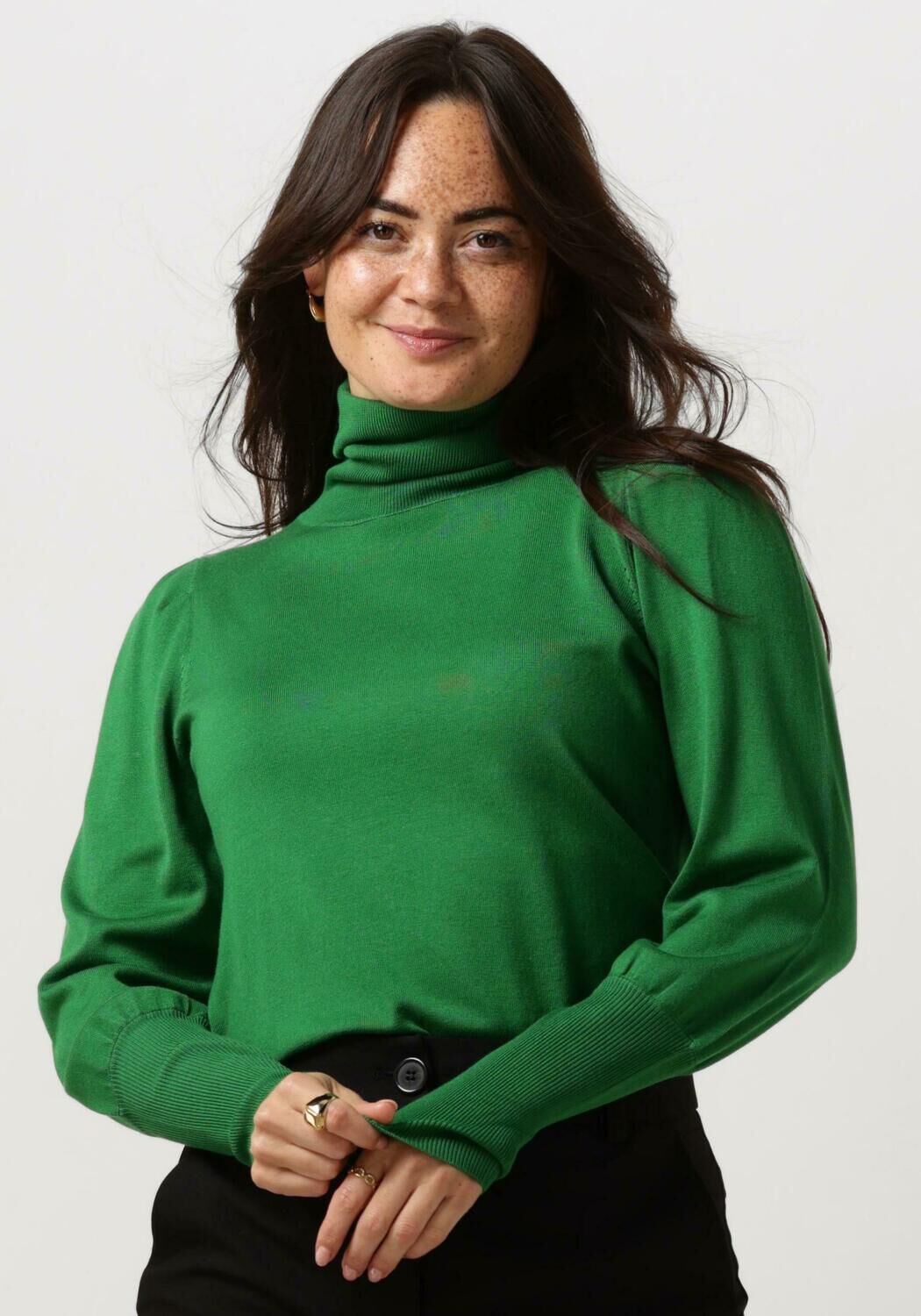 NOTRE-V Dames Truien & Vesten Basic Knit Blouse Groen