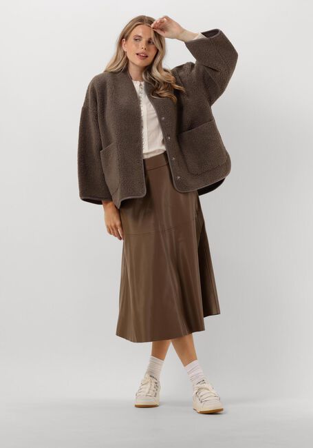 Witte RUBY TUESDAY Blouses IREM BLOUSE WITH SMALL PLEATS + BUTTONS PLACKET - large