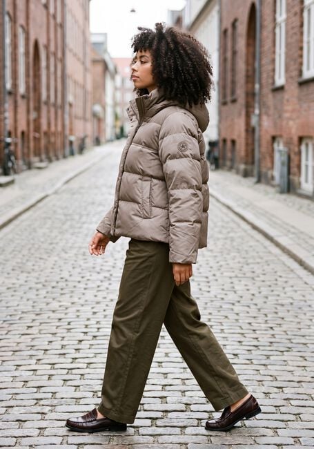 Taupe AIRFORCE Gewatteerde jas CARLY JACKET - large