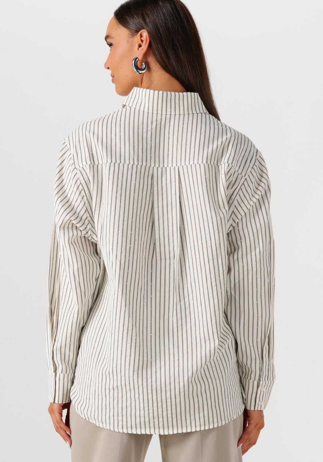 NEO NOIR Dames Blouses Dalma Crepe Stone Shirt Creme