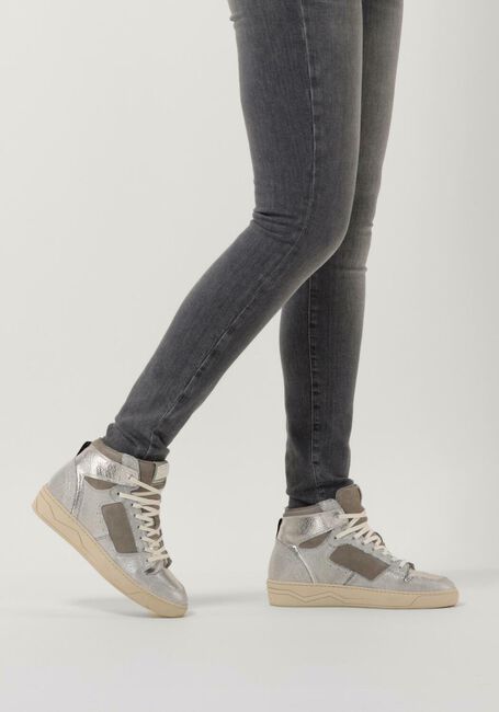 Zilveren FLORIS VAN BOMMEL Hoge sneakers SFW-10077 - large