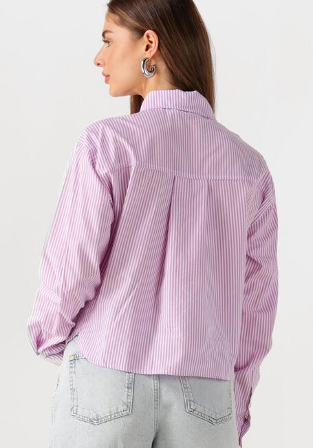 Roze COLOURFUL REBEL Blouses ALIYA STRIPE BOXY BLOUSE - large