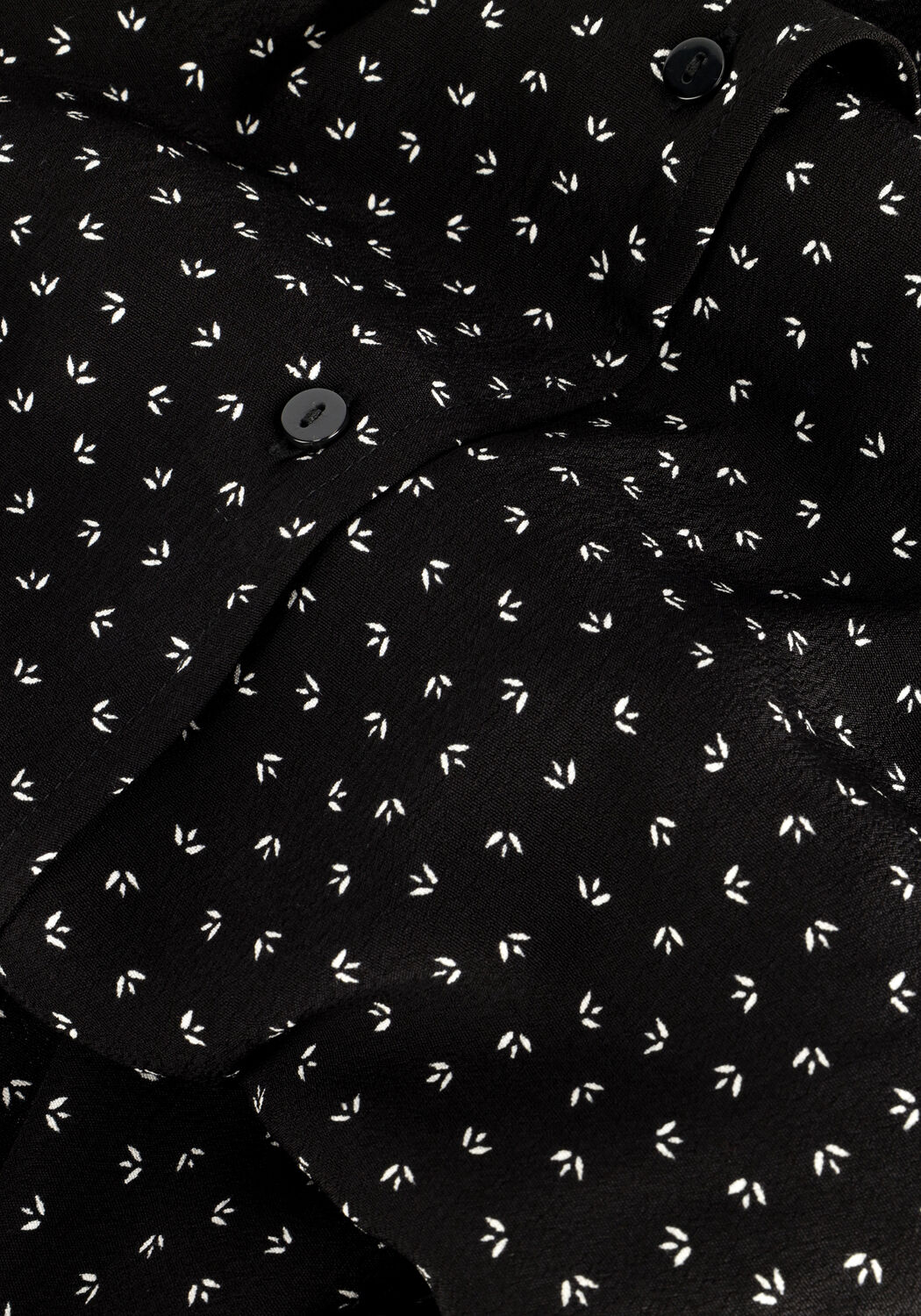 Zwarte MODSTR&Ouml;M Mini jurk ANDERSON PRINT DRESS - large