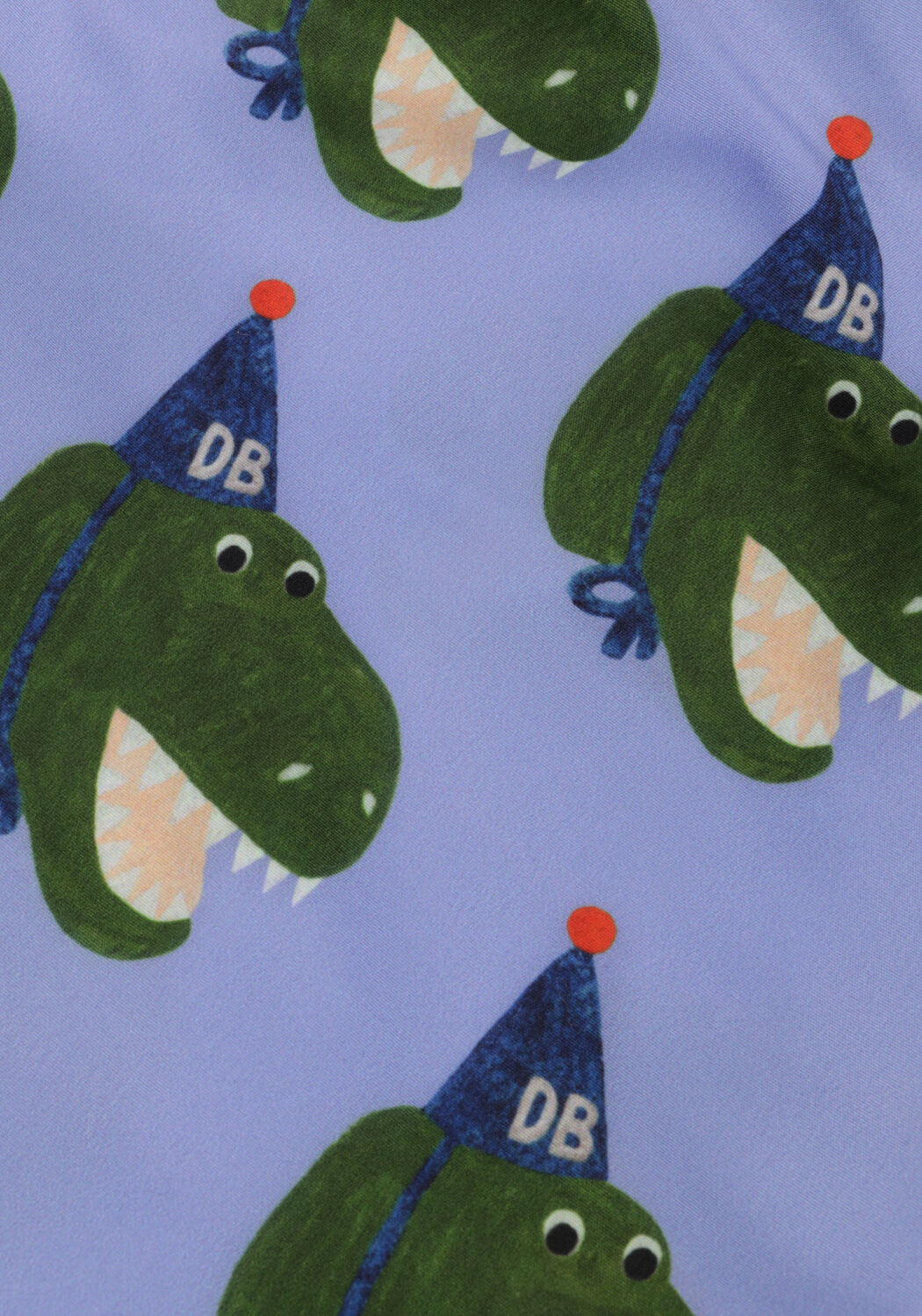 Blauwe DAILY BRAT Zwembroeken DAFFY DINO SWIMSHORTS - large