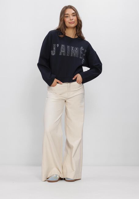 Blauwe AIMEE THE LABEL Sweater ELANSS6 SWEATER WITH EMBROIDERY - large
