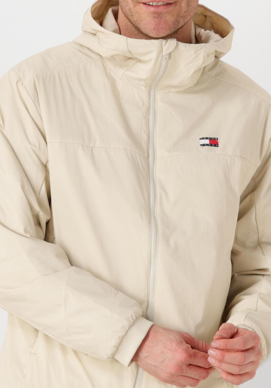 TOMMY JEANS Heren Jassen Tjm Super Lt Poly Jacket Ext Beige