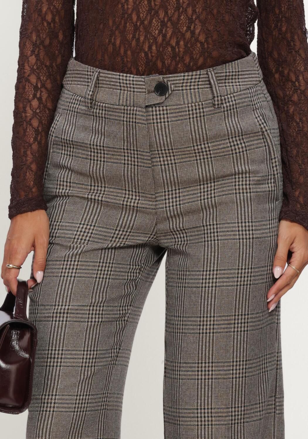 Bruine CO'COUTURE Broeken VEYACC NEW WIDE PANT - large