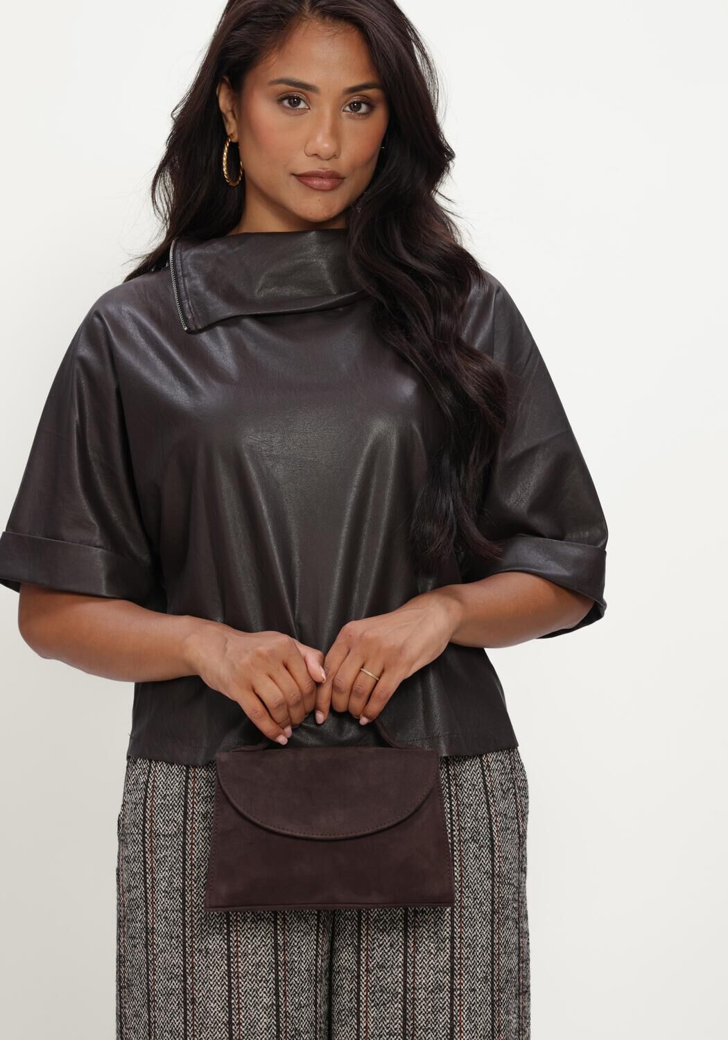 Bruine CAROLINE BISS Blouses 4609 - large