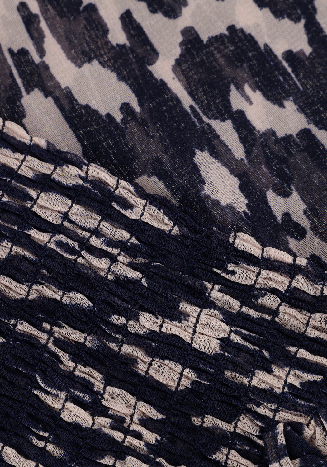 Donkerblauwe NEO NOIR Blouses LANDA DISTRESSED BLOUSE - large