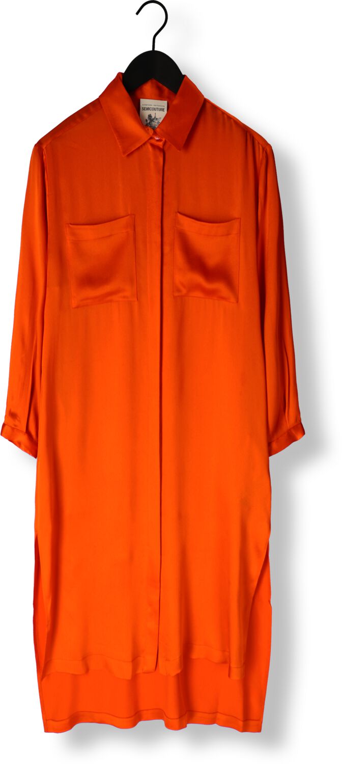 SEMICOUTURE Dames Jurken Fillipa Dress Oranje