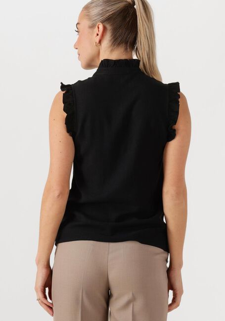Zwarte SELECTED FEMME Top SLFVIVA SL RUFFLE TOP - large