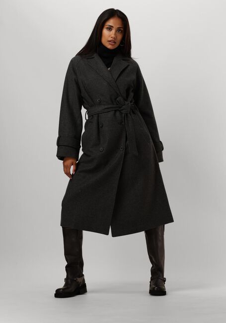 Grijze OBJECT Mantel OBJKEILY L/S COAT - large