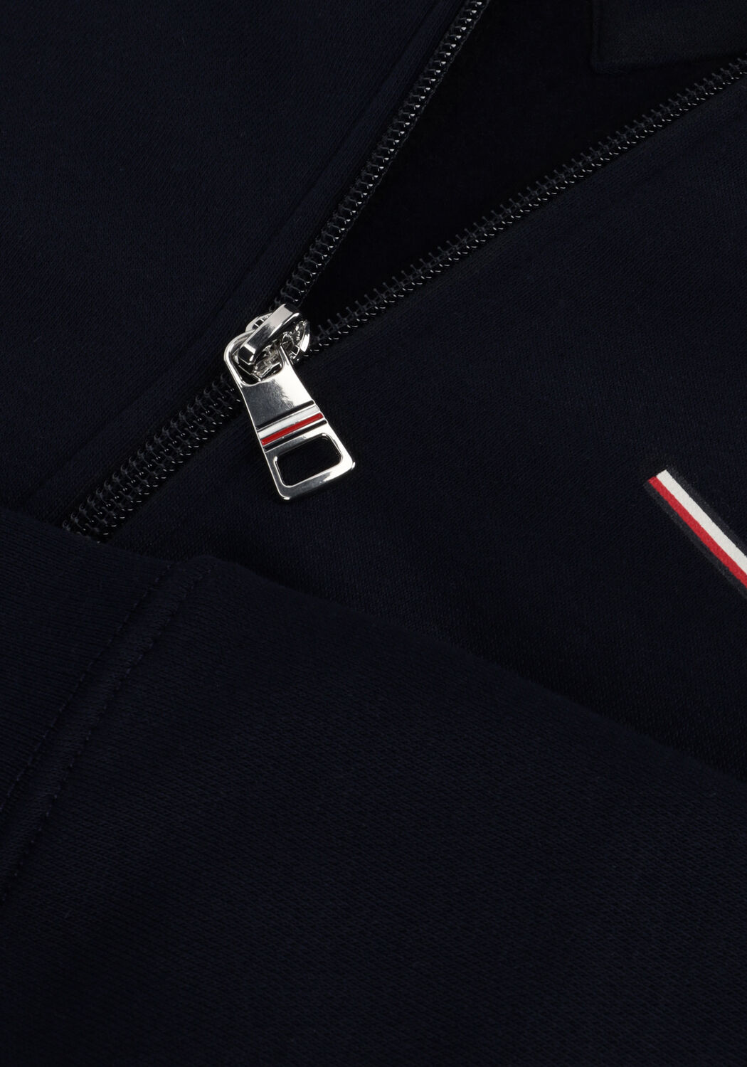 Blauwe TOMMY HILFIGER Vest ROUNDALL HOODED ZIP THROUGH - large