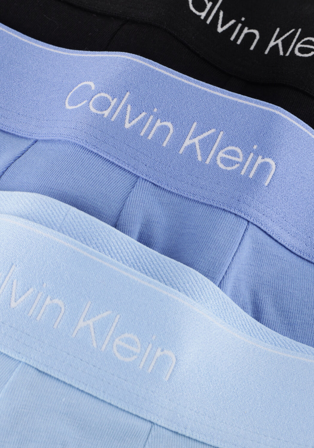 Blauwe CALVIN KLEIN UNDERWEAR Boxershorts BOXER BRIEF 3PK - large