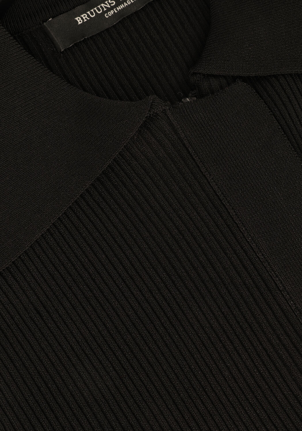 Zwarte BRUUNS BAZAAR Midi jurk CELOSIA JOHANNA KNIT DRESS - large