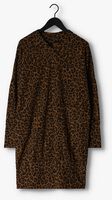 Bruine 10DAYS Mini jurk V-NECK DRESS LEOPARD