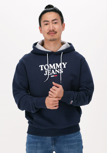 Donkerblauwe TOMMY JEANS Sweater TJM ENTRY HOODIE - large
