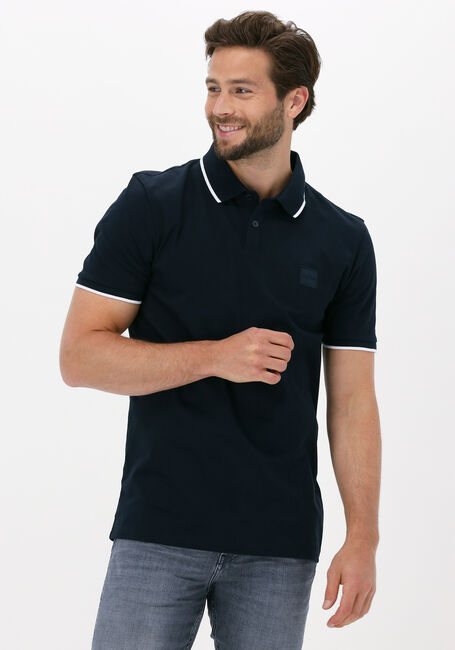 Blauwe BOSS ORANGE Polo PASSERTIP - large