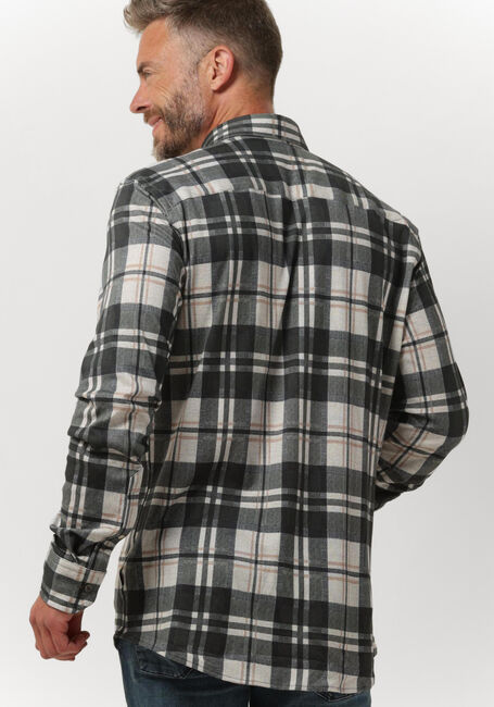 Groene VANGUARD Casual overhemd LONG SLEEVE SHIRT CHECK PRINTED ON SOFT JERSEY - large