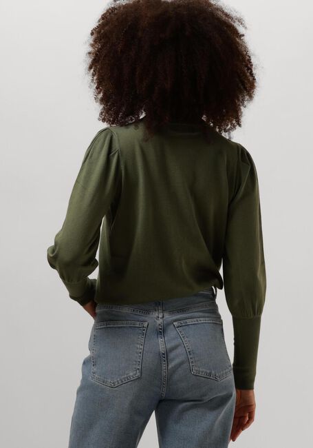 Groene NOTRE-V Coltrui BASIC KNIT BLOUSE - large