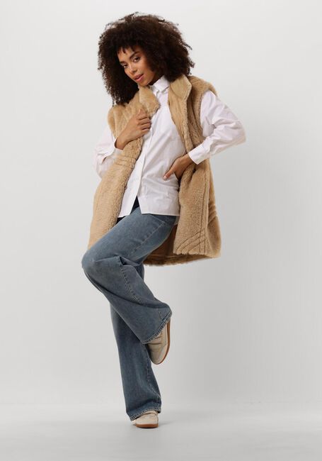 Beige ANOTHER LABEL Bodywarmer UNNI VEST - large