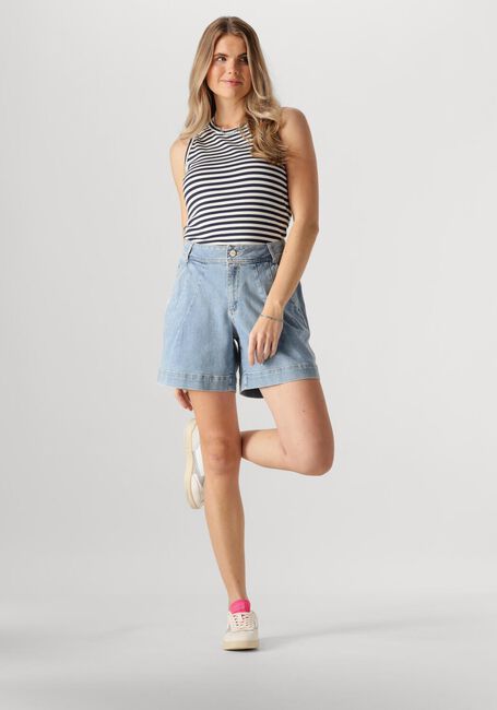 Donkerblauwe NUKUS T-shirt STEFANIA SINGLET STRIPES - large