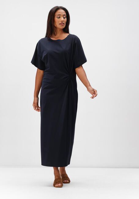 Donkerblauwe JAPAN TKY Midi jurk LYORI - large