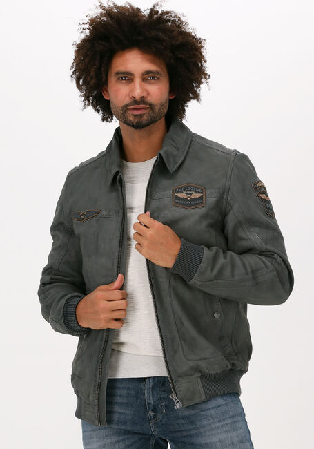 Olijf PME LEGEND Jack BOMBER JACKET SUMMER HUDSON DURABLE TANNED - large