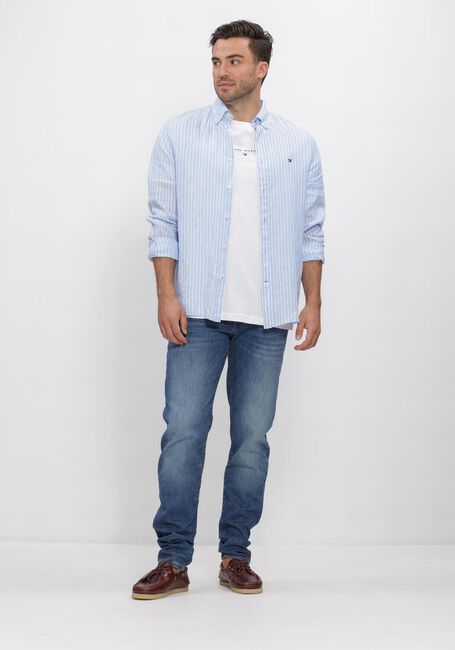 Donkerblauwe TOMMY HILFIGER Slim fit jeans SLIM BLEECKER JAX INDIGO - large