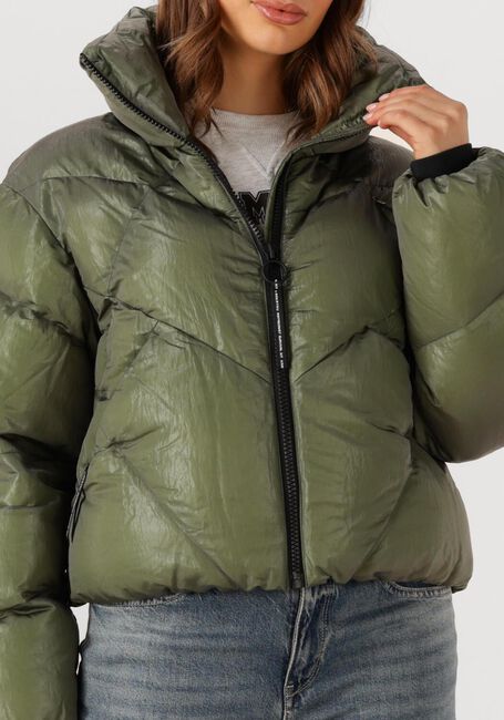 Groene KRAKATAU Gewatteerde jas QW531 - large
