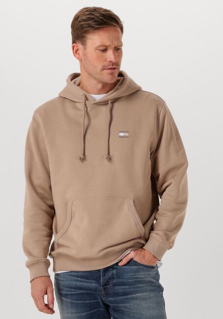 Zand TOMMY JEANS Trui TJM REG BADGE HOODIE EXT - large