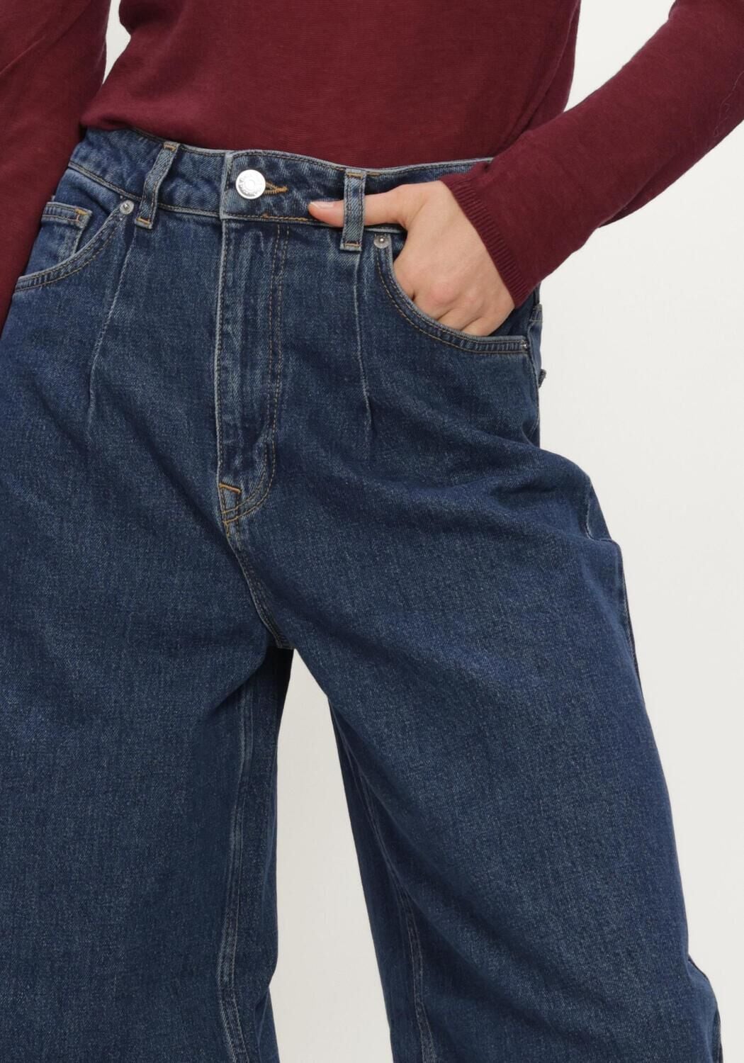 SELECTED WOMEN Dames Jeans Slwbarrel Loose Nanet Blauw