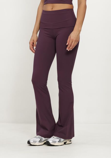 Bordeaux THE LOLA CLUB Legging BRUNA FLARED LEGGING - large