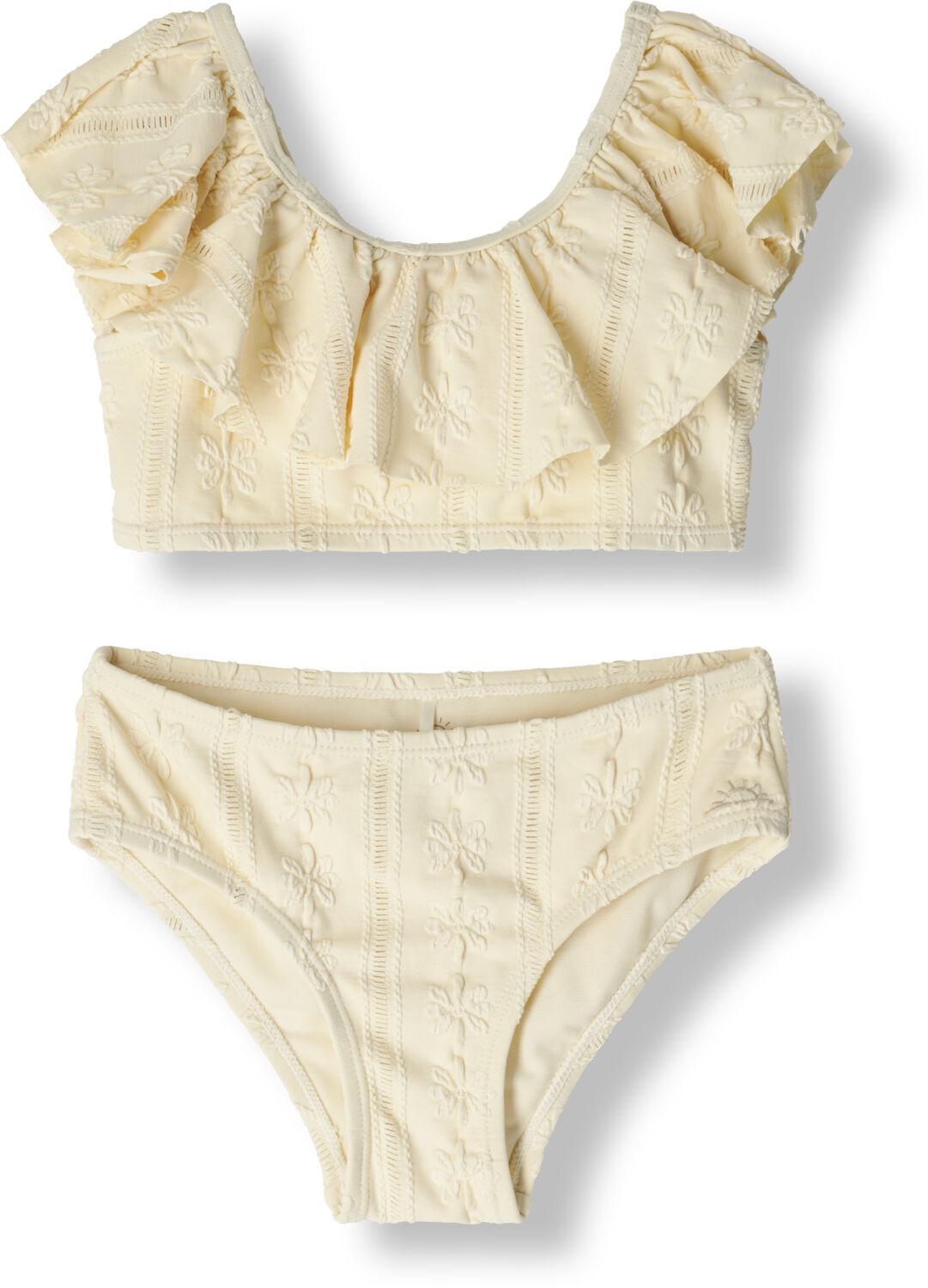 SALTED STORIES Meisjes Zwemkleding Anglaise Bikini Ecru